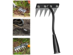 Ferramenta De Ancinho Para Capina Com Cabo De 5/6/7/8 Dentes, Ancinho Para Capina/soltura De Solo/semeadura Zeuxo (5 Cabeças)