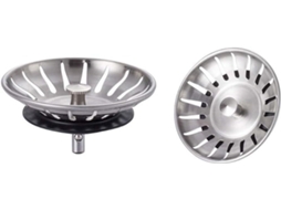 Pacote Com 2 Filtros De Drenagem De Cozinha Em Aço Inoxidável - Filtro De Drenagem Universal (diâmetro 80 Mm)-aquaforge