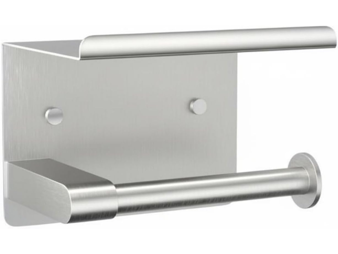 Suporte Para Papel Higiênico, Dispensador, Prateleira, Resistente À Ferrugem, Durável Em Ambientes Úmidos, Fácil De