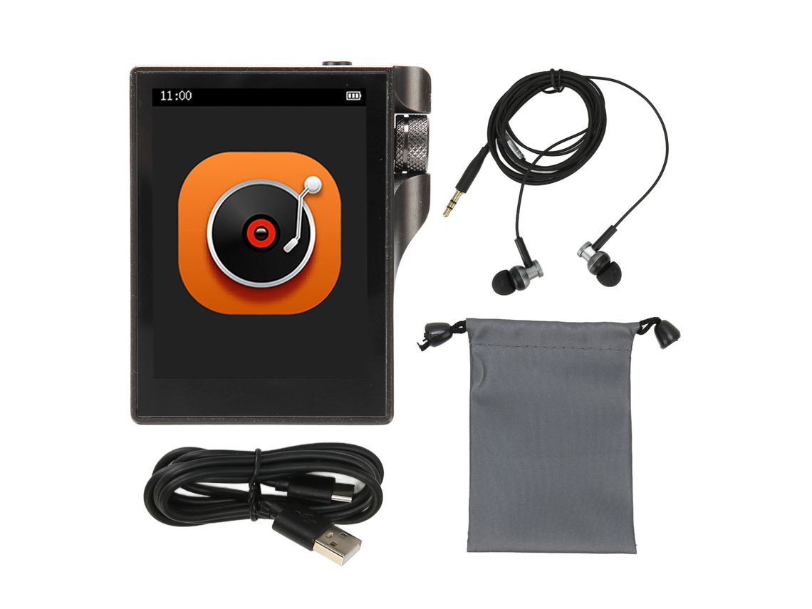Reprodutor de Mp3 EOOCOO (tela Tática de 2,4 Polegadas, Expansão Via Cartão de Memória)