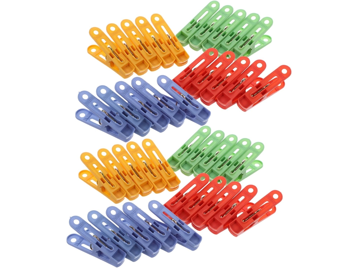 Conjunto De 60 Prendedores De Varal