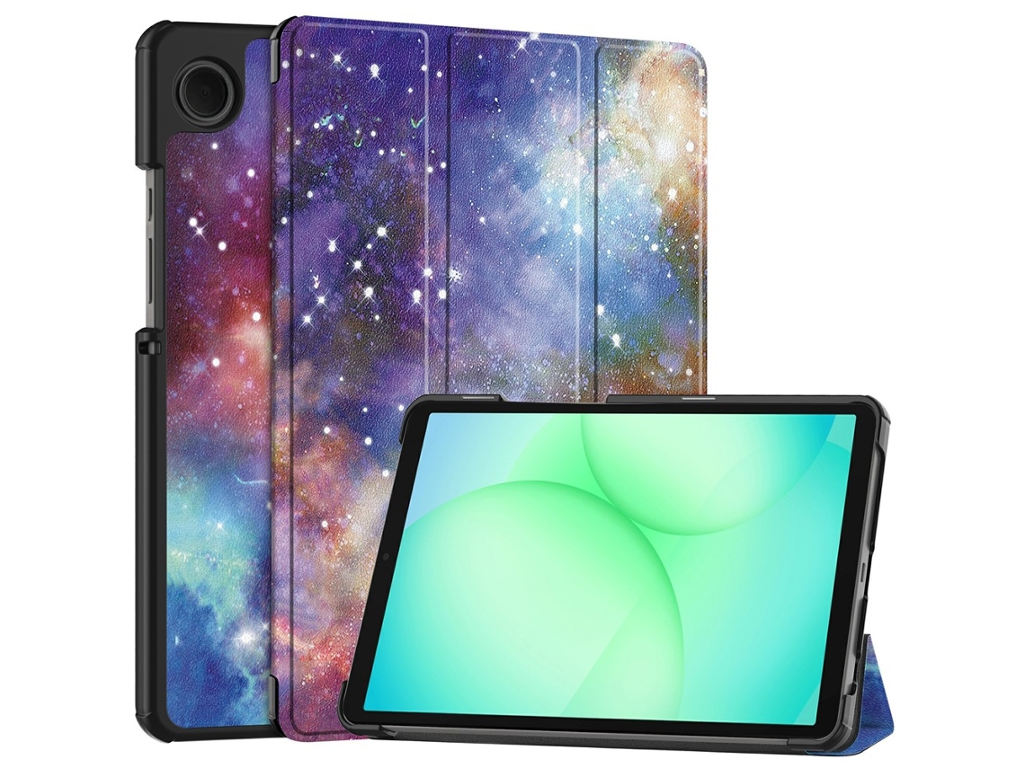 Capa dupla para Samsung Galaxy Tab A11 com céu estrelado
