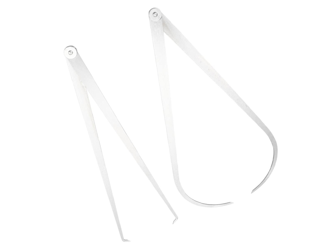 Conjunto de 2 Ferramentas de Medição Criativas com Paquímetros Interno e Externo para Homens e Mulheres. SFUSHOS