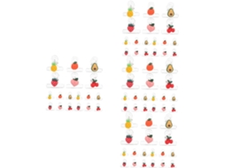 Yardenfun 120 Peças Clipes Vedação De Frutas Alimentos Acessórios Sacos Casa Prendedores Pacotes Batata Frita