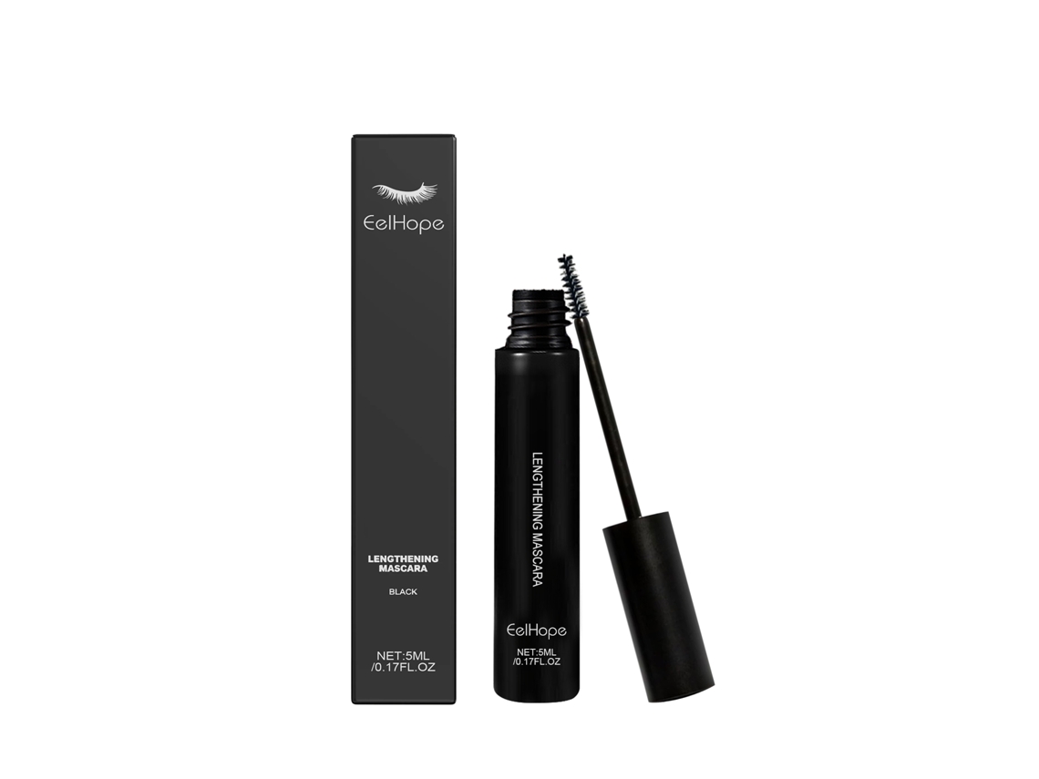 Máscara Cílios Preto Natural LAXISCREED para Alongamento e Definição