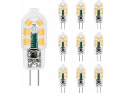 Lâmpada Led, Base G4, 2w, 10w, 12v, 4000k, 200lm, Intensidade Regulável, Para Uso Residencial, Comercial Ou Substituição De Fontes Convencionais