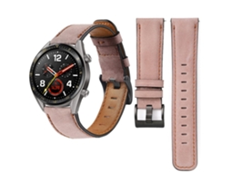 Lurelia Pulseira De Couro Vintage 20 Mm, Compatível Com Samsung Galaxy Watch 3 4g (41) Rosa