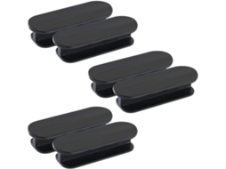 Conjunto De 6 Puxadores Para Janelas E Armários, Sem Necessidade De Furar, Em Abs, Fáceis De Instalar Para Casa E