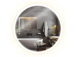 Espelho de Parede REA Led Bluetooth Ffj Chrome 80cm
