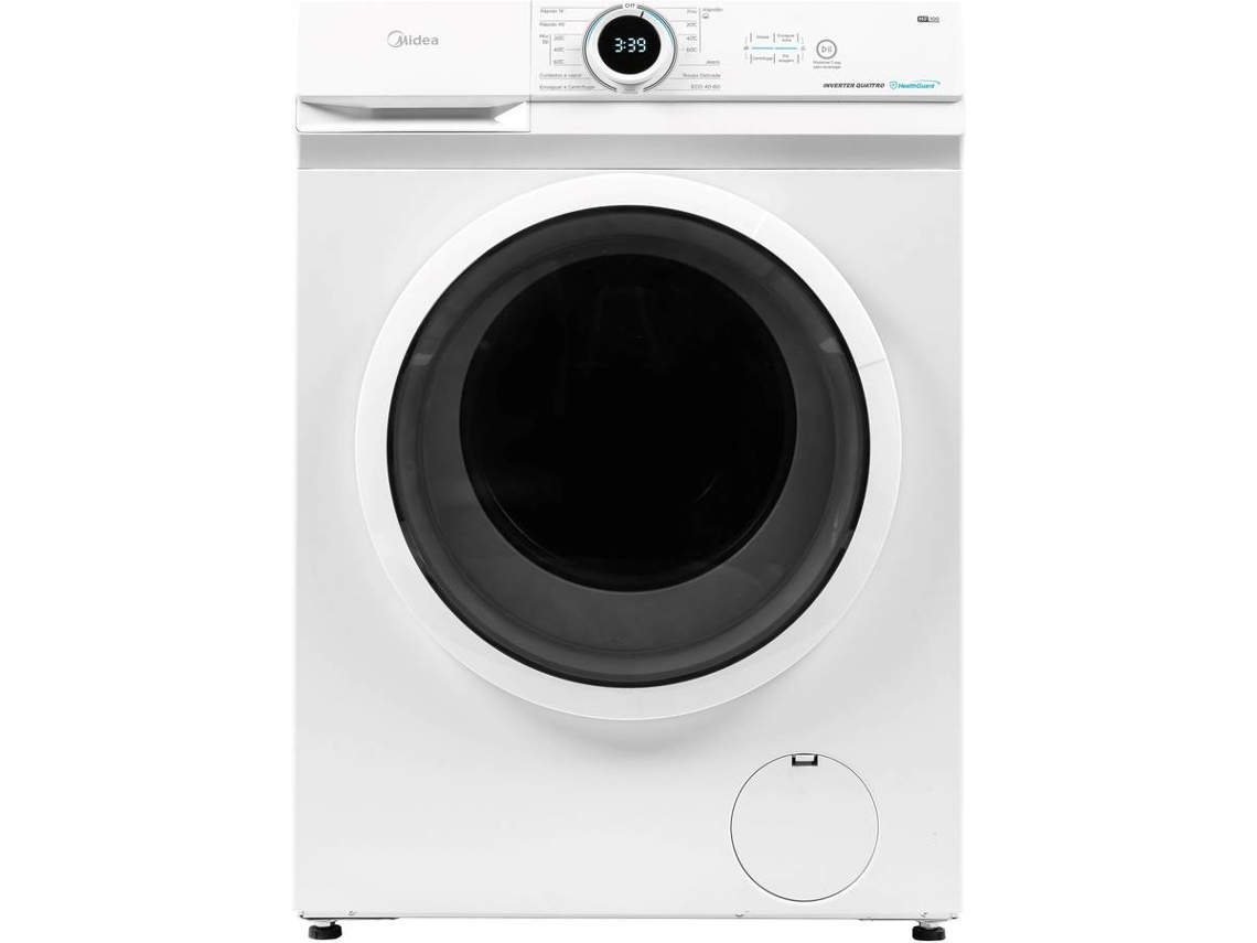Máquina de Lavar Roupa MIDEA MF100W70BA/W-PT (7 kg - 1400 rpm - Branco)