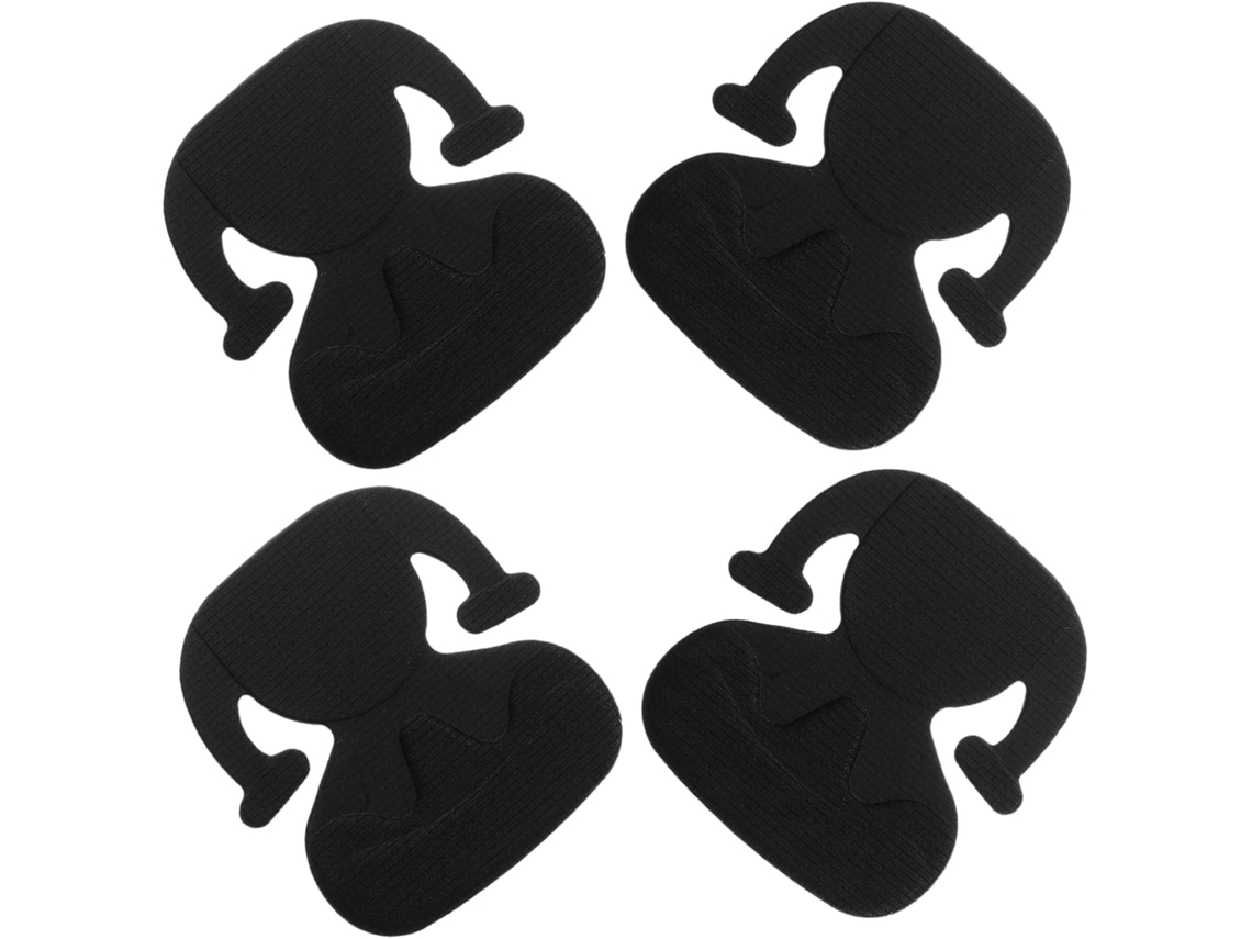 Conjunto De 4 Protetores Calcanhar Antiderrapantes, Sem Cola, Da Vaguelly, Para Sapatos De Salto Alto Tecido