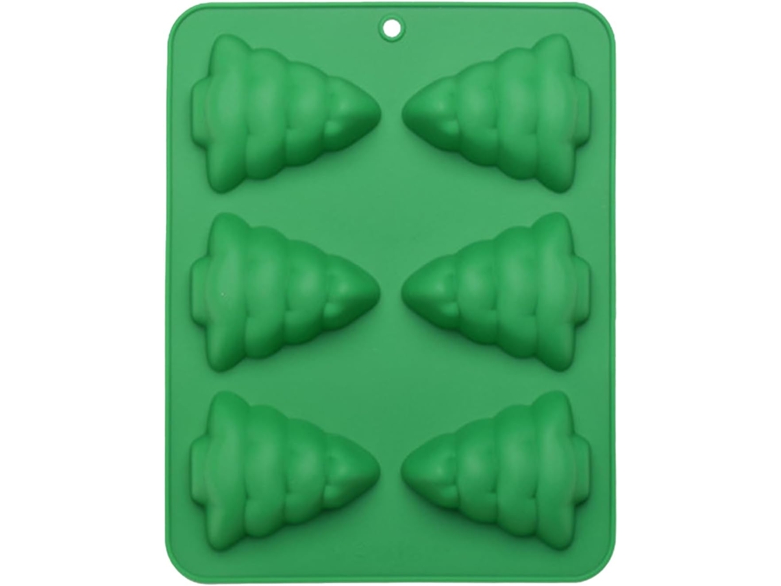 Formas De Silicone Para Doces De Natal, Molde De Silicone Com 6 Cavidades