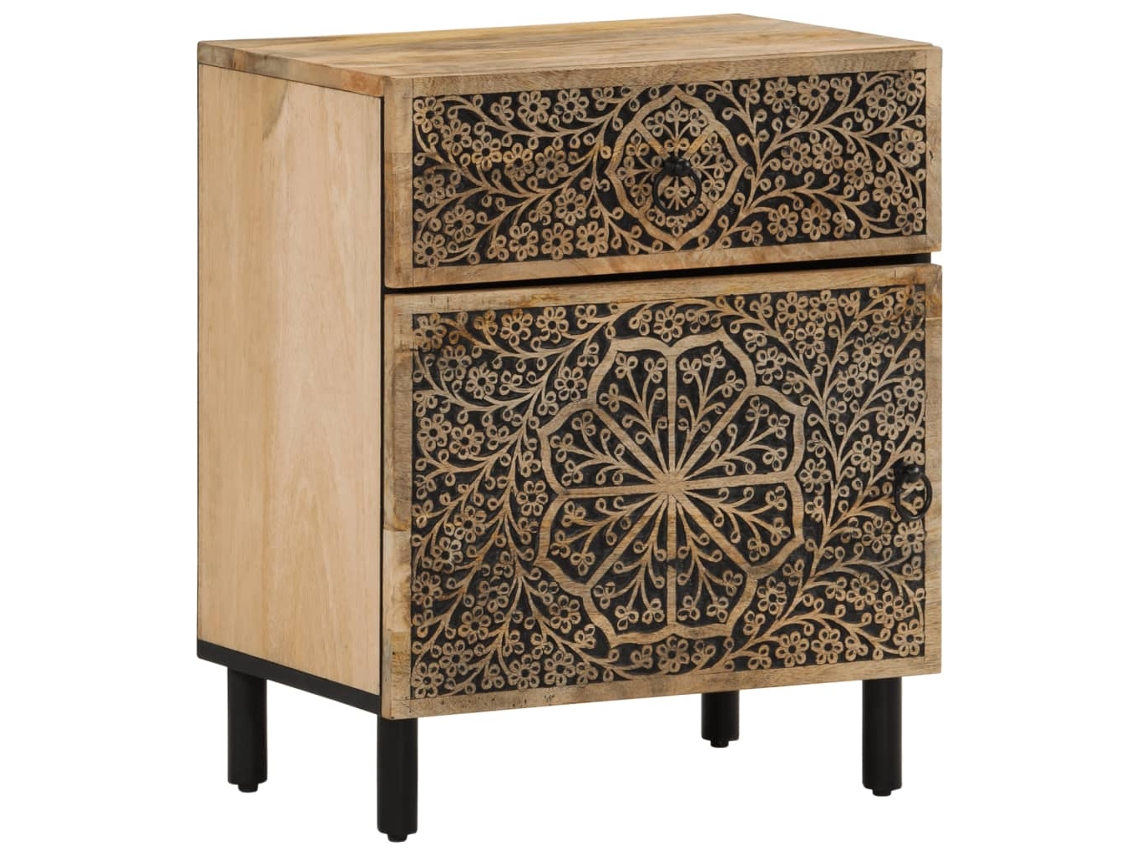 Bedside Cabinet, Bedside Cabinets Vidaxl Marrom Madeira