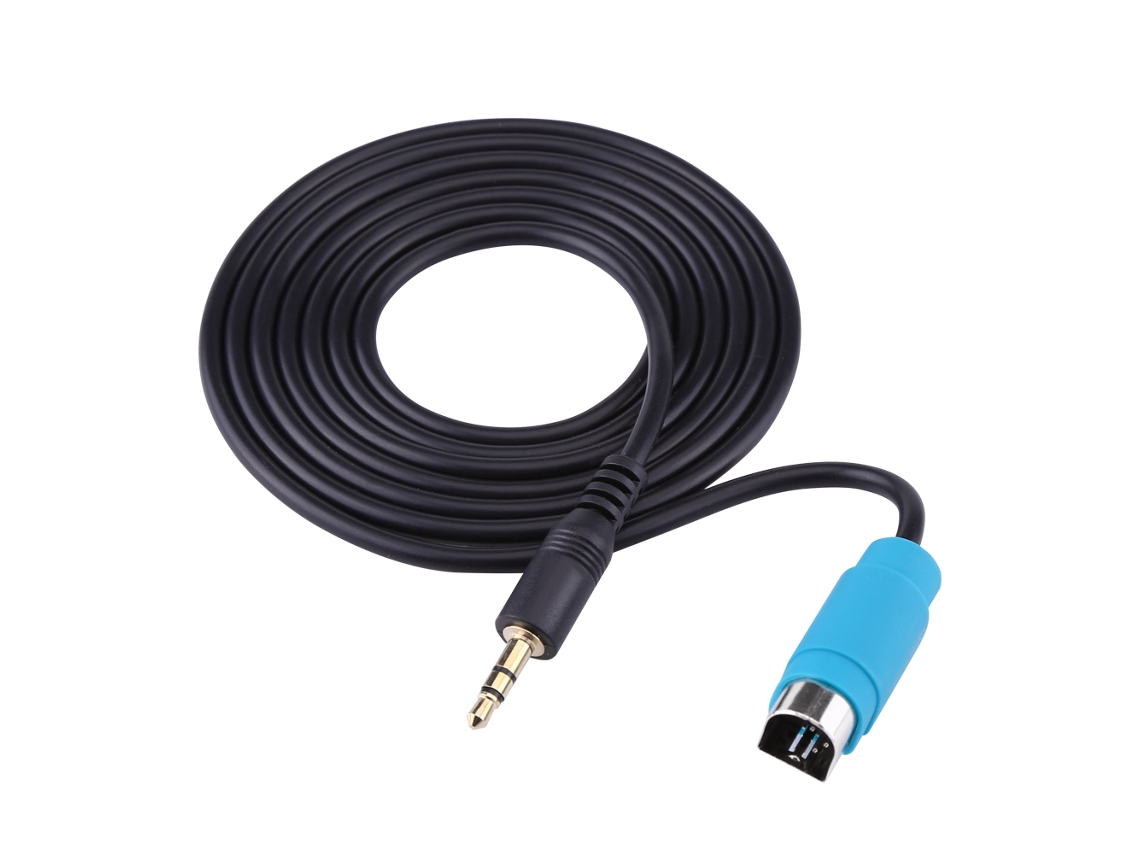 Cabo auxiliar Alpine Cda Cde Iva, adaptador mini jack de alta velocidade AQUAFORGE