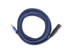 Aetheria cabo Xlr Macho para 3.5mm Jack Sinal Balanceado Conexão Microfone 3m Jd6045