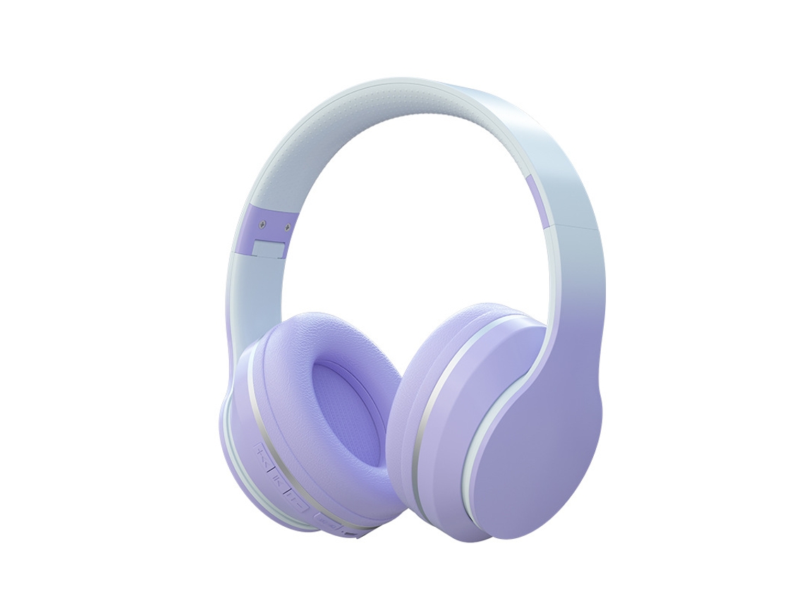 Auriculares Bluetooth True Wireless, Estéreo Com Microfone Embutido, Compatíveis Com Celulares, Pcs E Laptops (roxo) Cuich