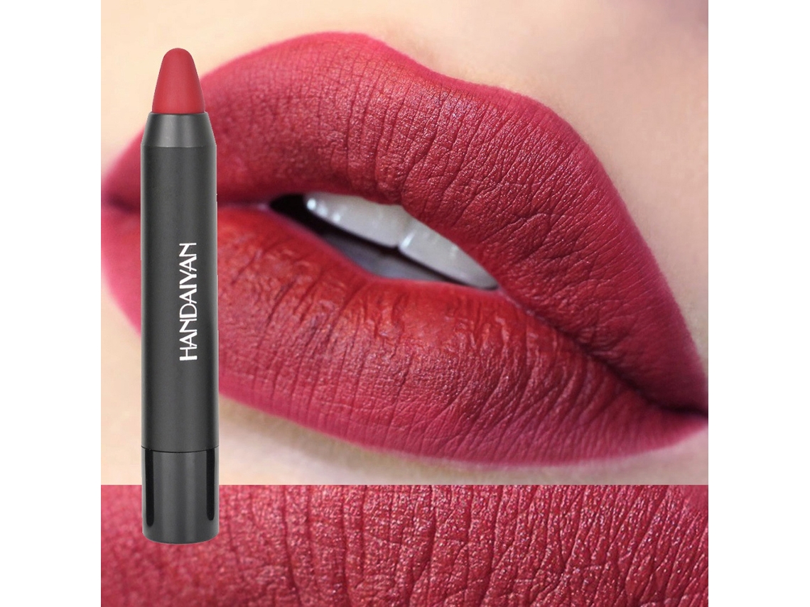 Labial Matte Bálsamo Cremoso Largo Duración Impermeable Hidratante Maquillaje Cosmético Labial 11