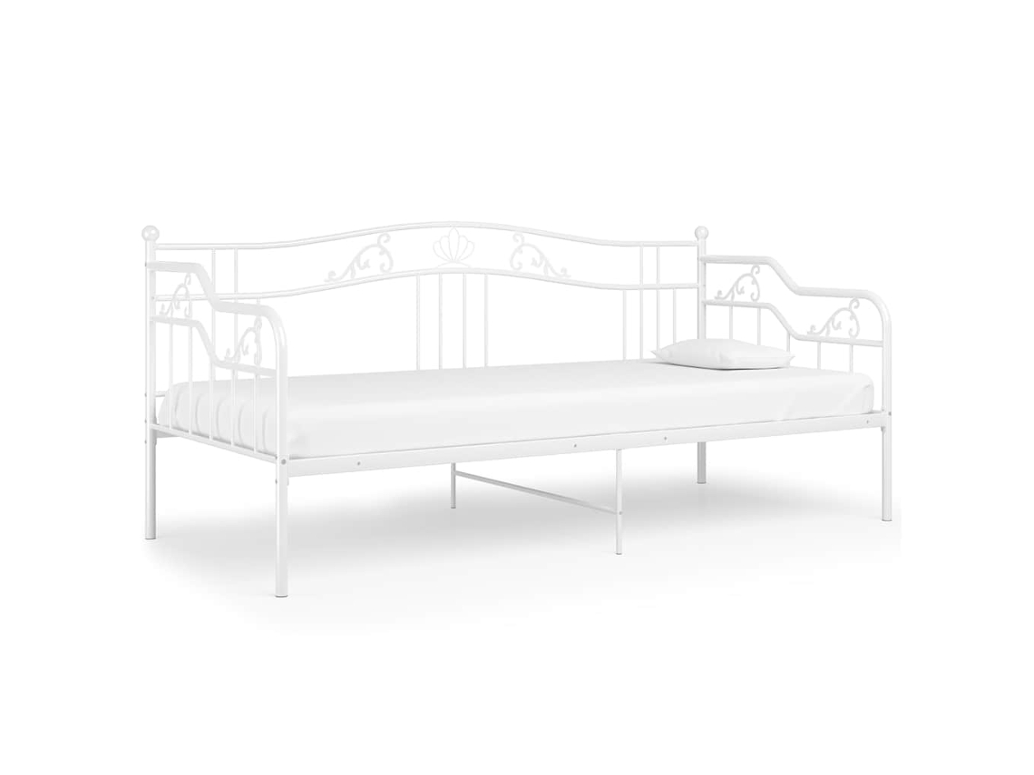 Sofa Bed Frame, Sofa Bed Frames Vidaxl Branco Metal (n/a)