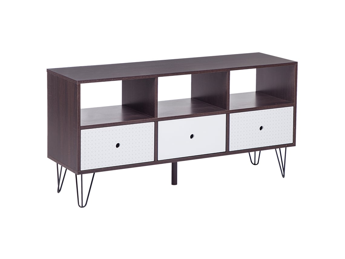 Móvel De Tv Foston Castanho/branco