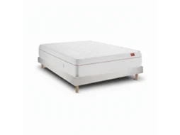 Conjunto Sommier Colchão - Deluxe Ortopédico E Milano Cement    190 X 120 Cm Altura 57 Cm Mercado Do Colchão