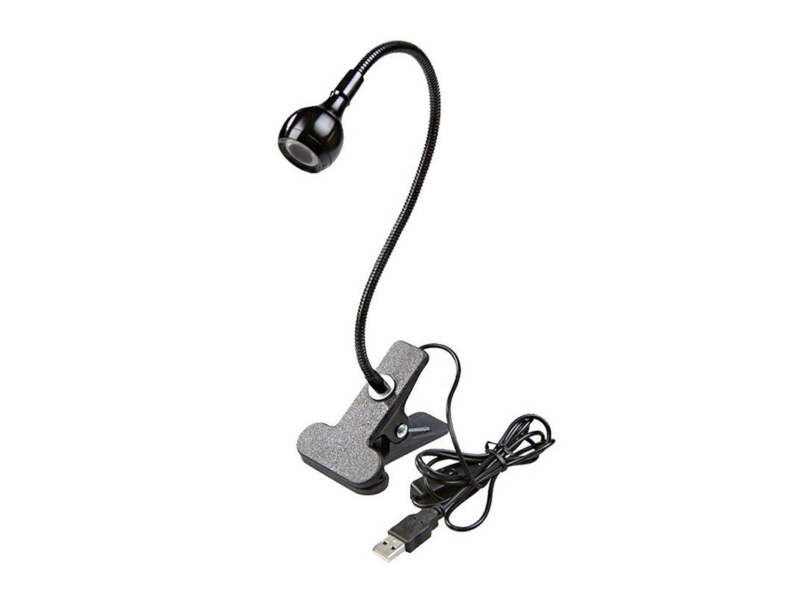 Lâmpada Uv para Unhas, Lâmpada Uv Led com Haste Flexível e Clipe, Mini Lâmpada de Mesa com Clipe, Haste Flexível Portátil AQUAFORGE
