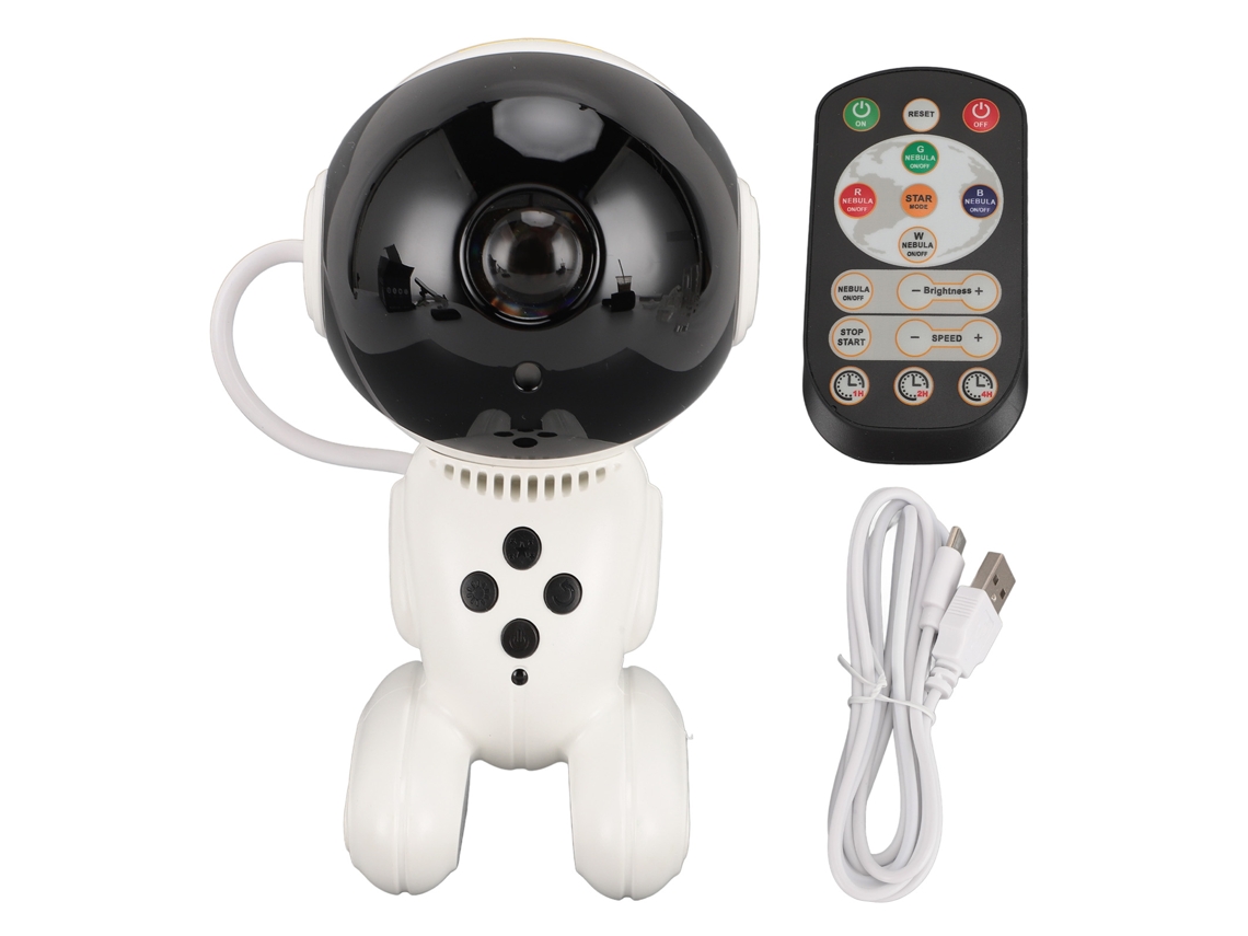 Projetor de Céu Estrelado Mali com Luz Noturna, Timer, App, Usb (S/MARCA)