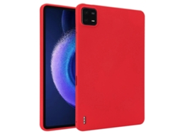 Capa protetora de TPU de quatro bordas com função de airbag para Xiaomi Pad 6 Pad 6 Pro, vermelha