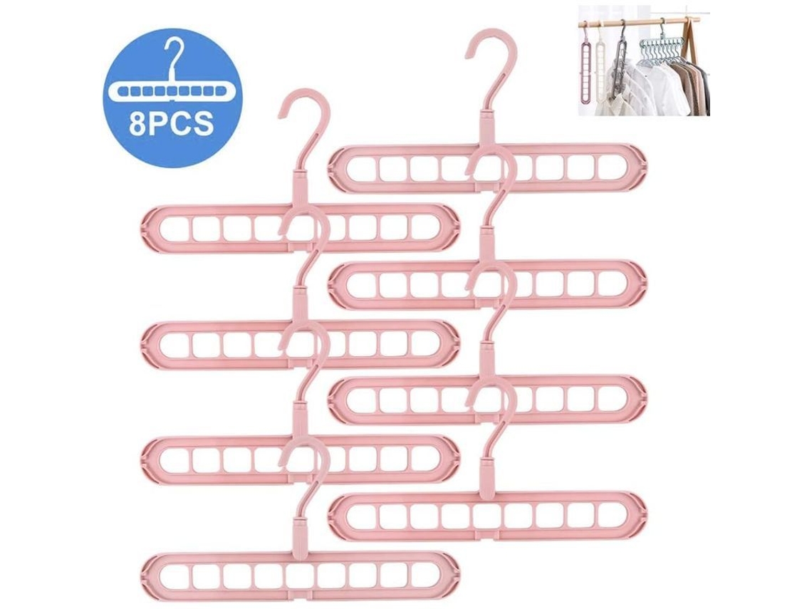 Ajudante de Organização Nova LINE para guarda roupa, 8 unidades