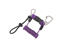 2026rebe-gancho De Mergulho Com Corda De Aço Inoxidável Flexível Anti-perda Para Câmera De Mergulho Rope Morado