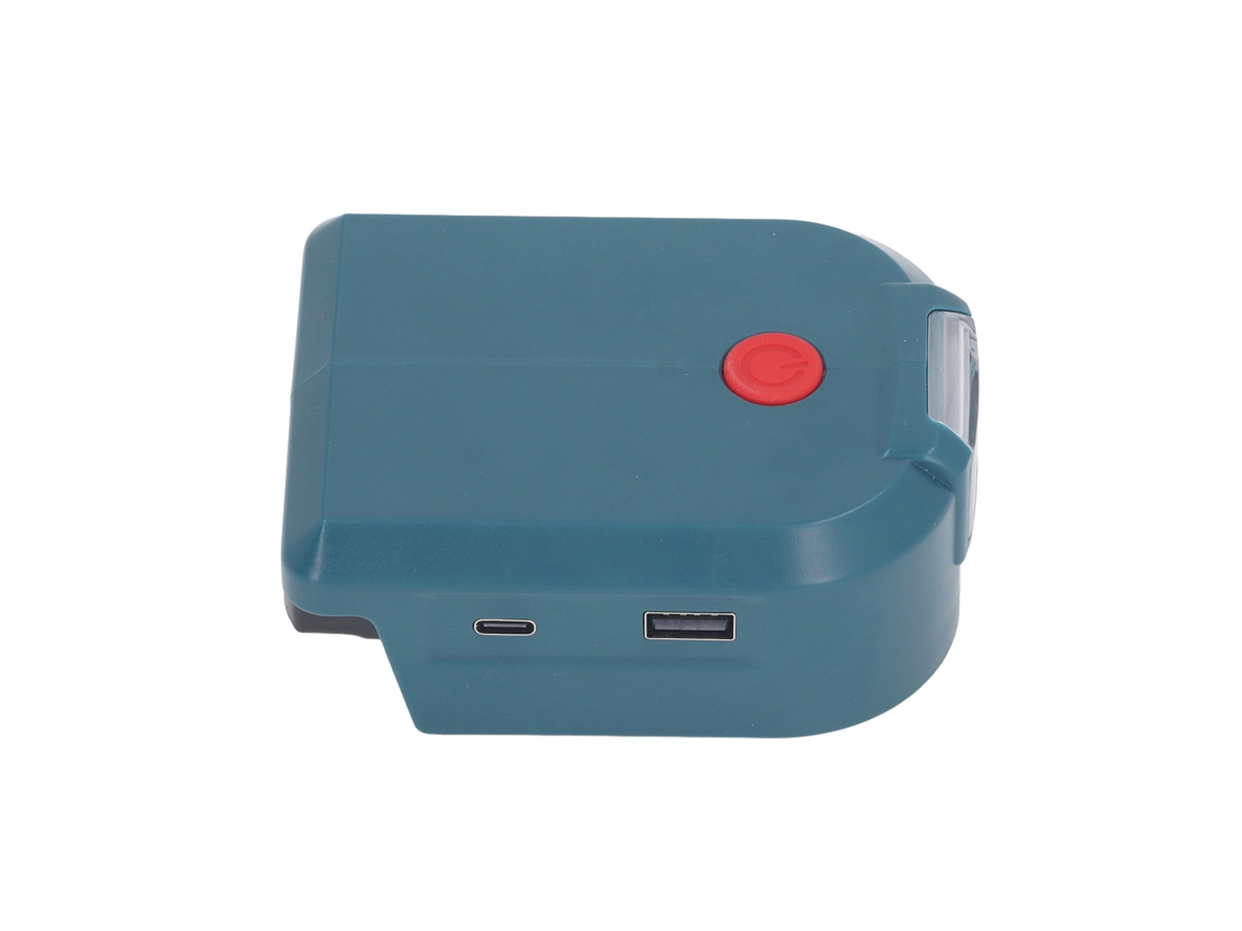 Laxiscreed Adaptador De Bateria De Lítio Com Led E Usb-c, 14.4-18v Para Carregadores Compatíveis