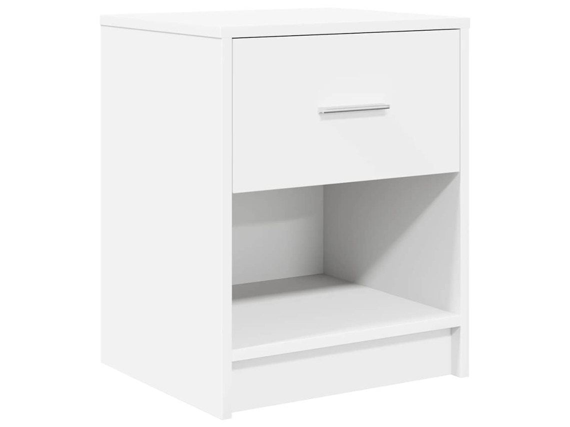 Mesa de Cabeceira com Gaveta 40x34x50 Cm Branco MAISON EXCLUSIVE
