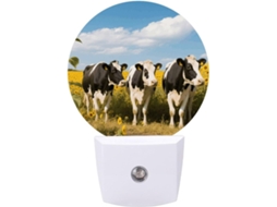 Luminária Noturna De Parede Com Sensor Crepuscular, Led Moderno 0,5 W,