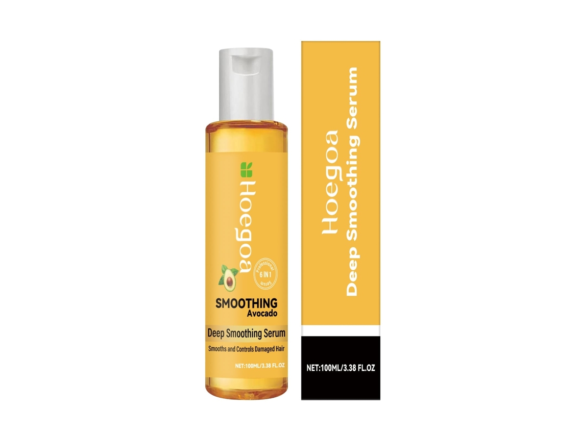 Óleo de Cabelo de Abacate LAXISCREED, Tratamento Nutritivo, Hidratante e Anti frizz para Fios Macios