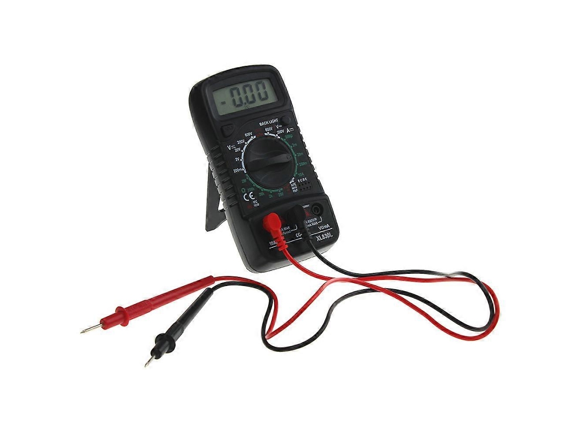 Multímetro Digital Lcd Tester de Voltaje Ac/dc Amperímetro Ohmímetro Con Protección Contra Sobrecarga Y Función de Retención de Datos