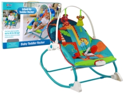 Assento De Baloiço Infantil Bouncer Rocker 2 Em 1 Com Sons E Vibrações