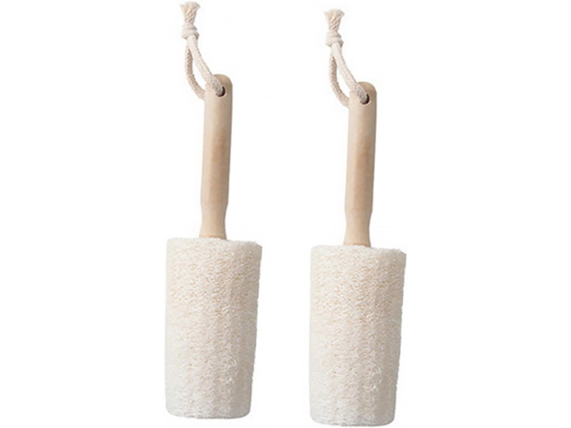 Lurelia Conjunto De 2 Buchas Vegetais De Banho Para Duche, Bucha Natural, Uso Diário