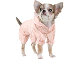 Capa De Chuva Pet, Com Capuz, Impermeável, Leve, Em Pu