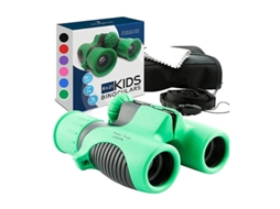 Binóculos Portáteis 8x21 de Alta Definição para Criançasverde + Preto CHENNNLS