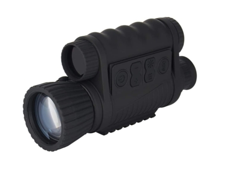 Câmera de Visão Noturna Monocular Digital de Alta Definição Visão Noturna Infravermelha 100 Claro no Escuro Preto USHION