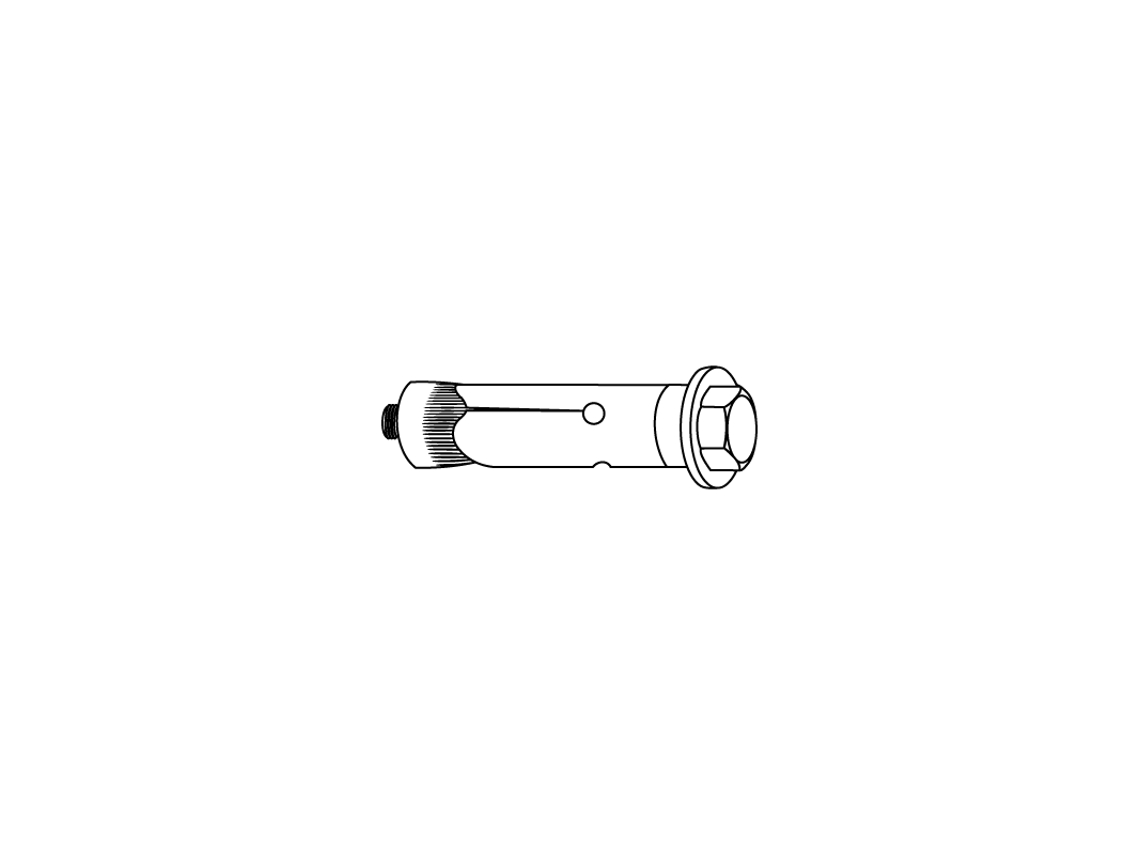 Bucha Ch Pf Sextavado 6.8 M6X60 Ã8 CHEMITOOL