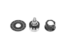 Conjunto de potenciômetro rv24yn20s de filme de carbono com escala e pomelo 1k | S/MARCA