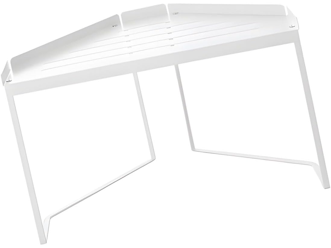 Prateleira De Canto Modular Empilhável, Grande, Resistente À Ferrugem, Fácil De Montar, Solução De Armazenamento Que
