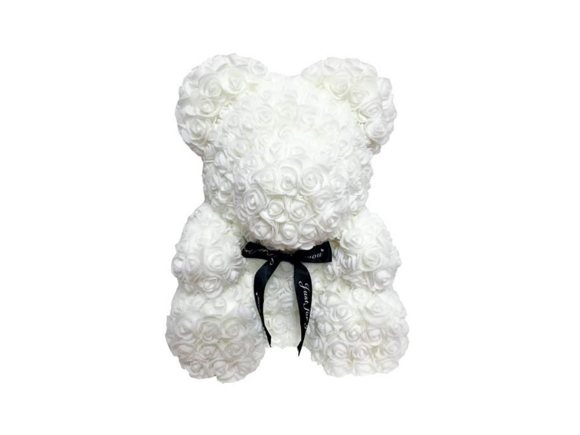 Rose Flower Dia dos Namorados Rose Bear para Presente de Aniversário Presente de Dia dos Namorados Decoração de Casamento