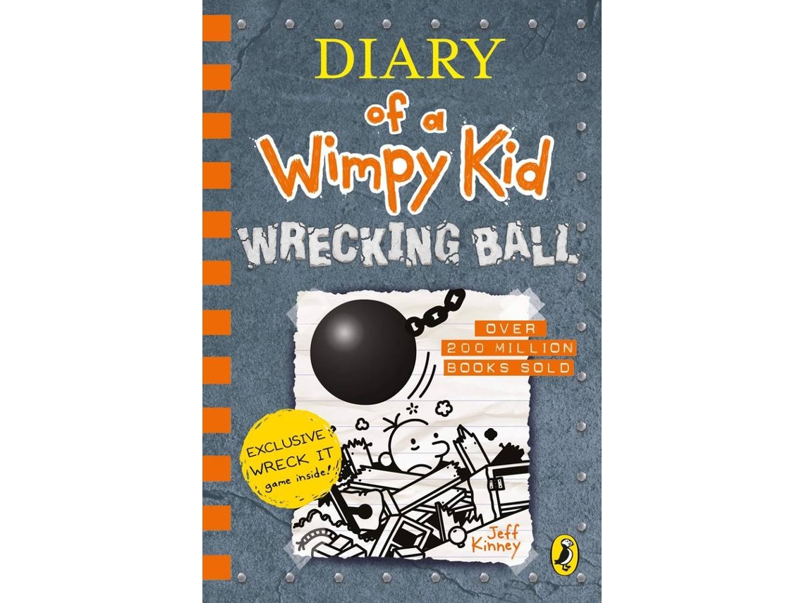 Livro Diary Of A Wimpy Kid Book 14 Wrecking Ball de Jeff Kinney (Inglês)