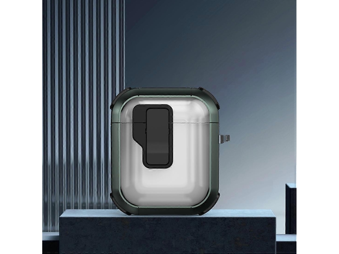 Estojo Protetor Thunder Clear Para Fones De Ouvido Sem Fio Com Interruptor Magnético Para Airpods 2