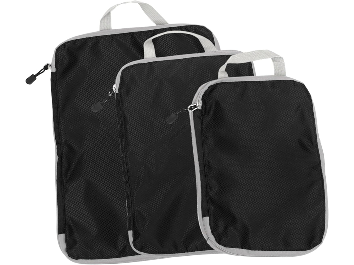 Conjunto De 3 Sacolas Organizadoras De Viagem Para Roupas E Objetos Pessoais