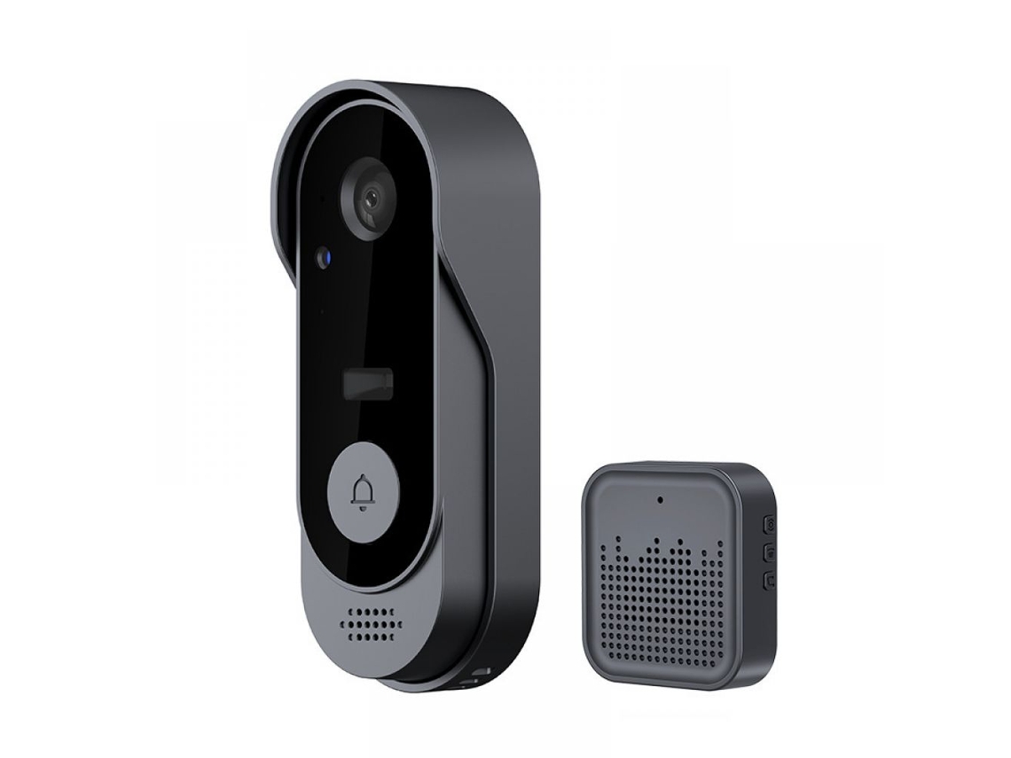 Smart Entry Sentinel, Câmera De Campainha De Vídeo Sem Fio Com Áudio Bidirecional Interativo, Notificações Em Tempo Real, Para Vigilância Interna E Ex