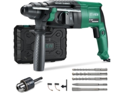 Furadeira De Impacto Sds-plus, 950w Com 4 Funções E Embreagem De Segurança