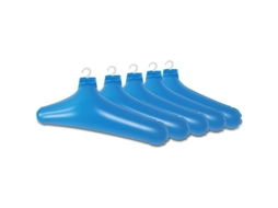 Gancho Inflable Plegable Para Secar Ropa Ligero Portátil Ideal Para Viaje Camping Hogar Interior Exterior Azul 2025