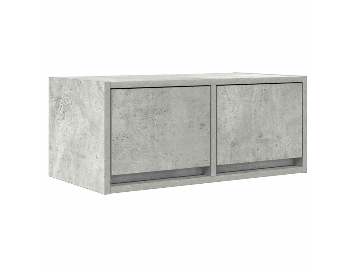 Tv Cabinet, Tv Cabinets Vidaxl Cinzeto Madeira Processada (60 X 31 X 25.5 Cm)
